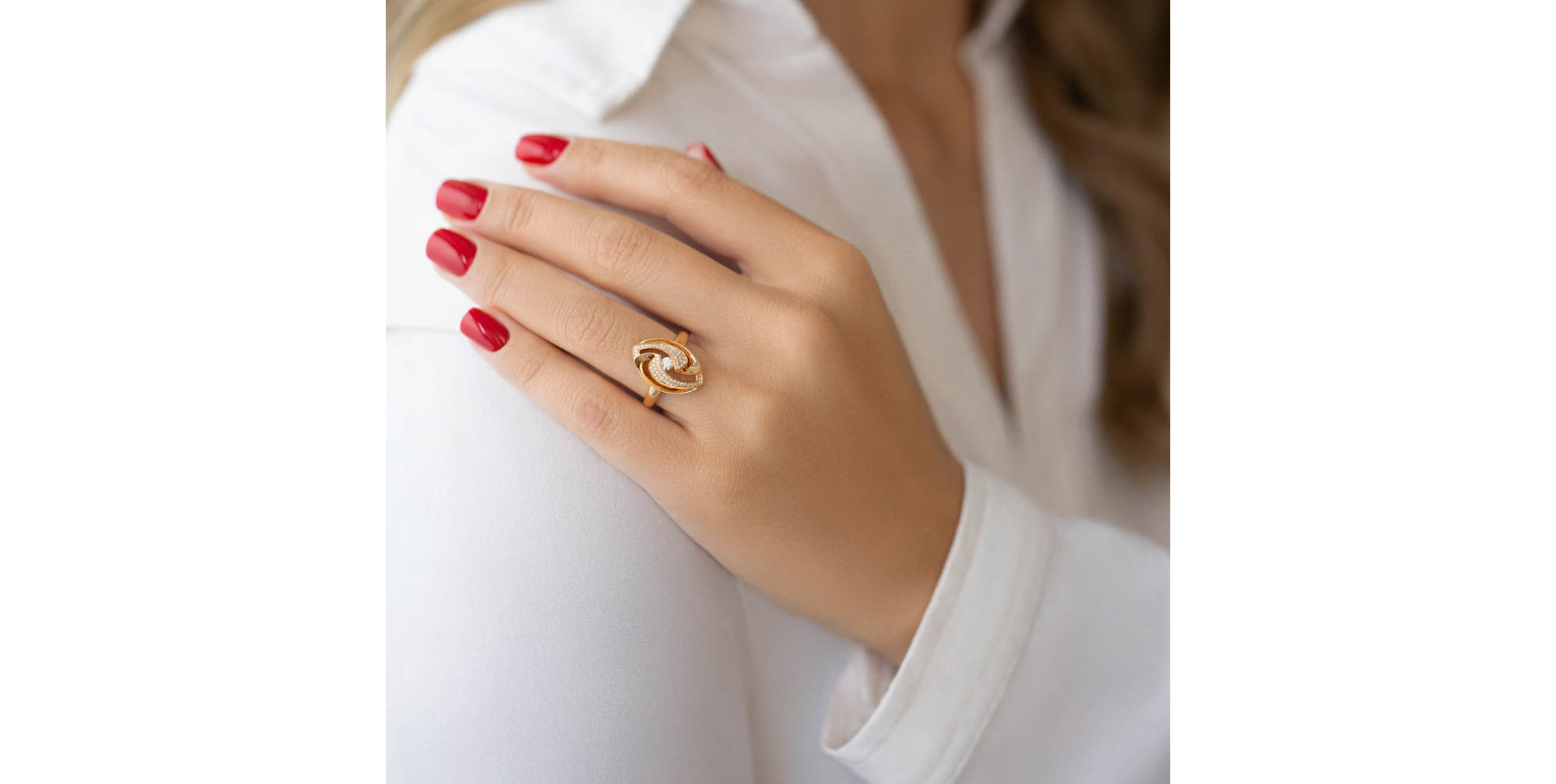 Prsten s diamanty Ewen