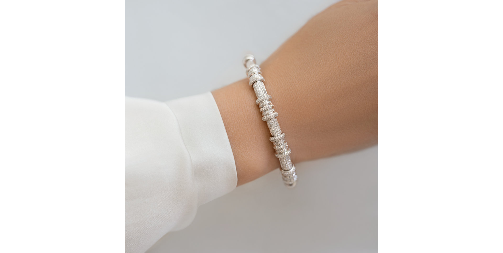 Náramek s diamanty Fredérica