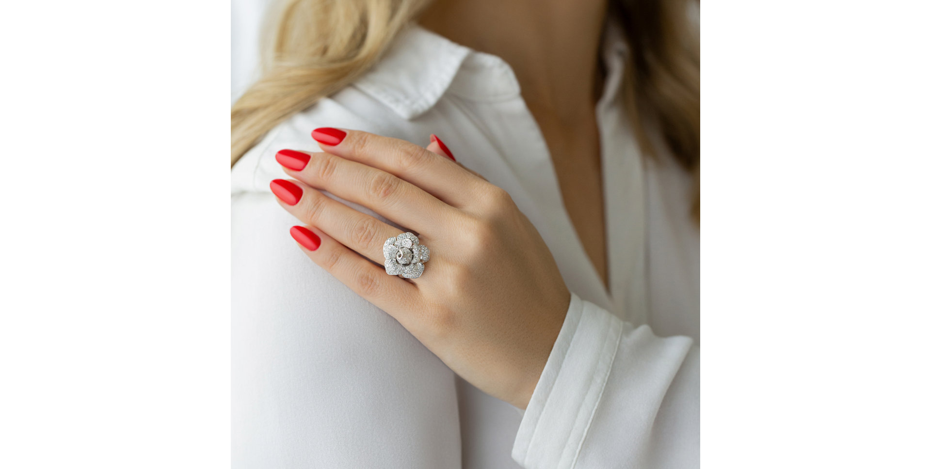 Prsten s diamanty Blossom Bliss