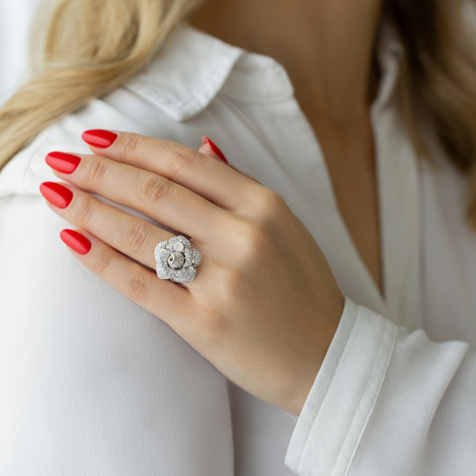 Prsten s diamanty Blossom Bliss