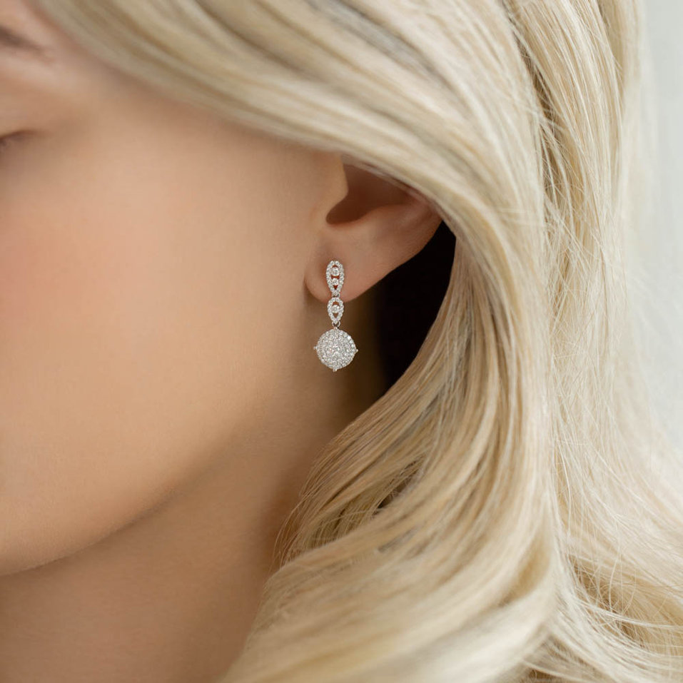 Náušnice s diamanty Renesmee