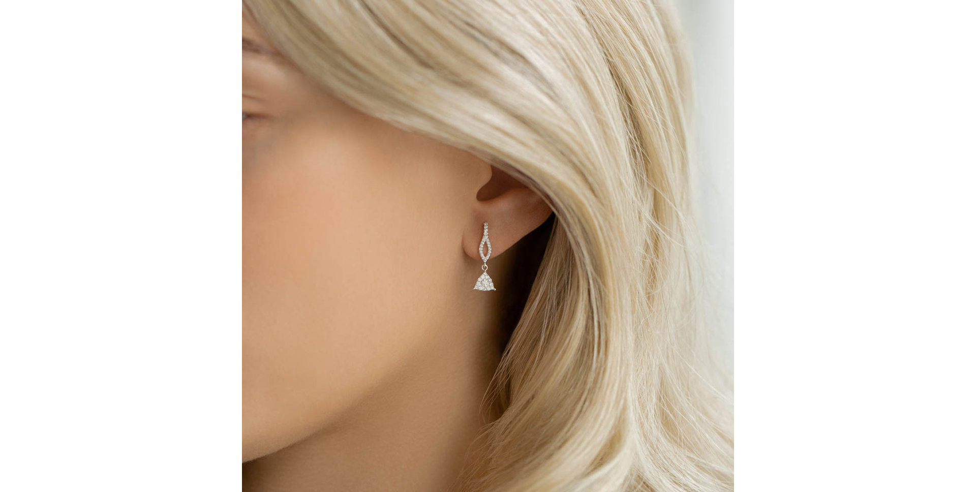 Náušnice s diamanty Vanya Angelina