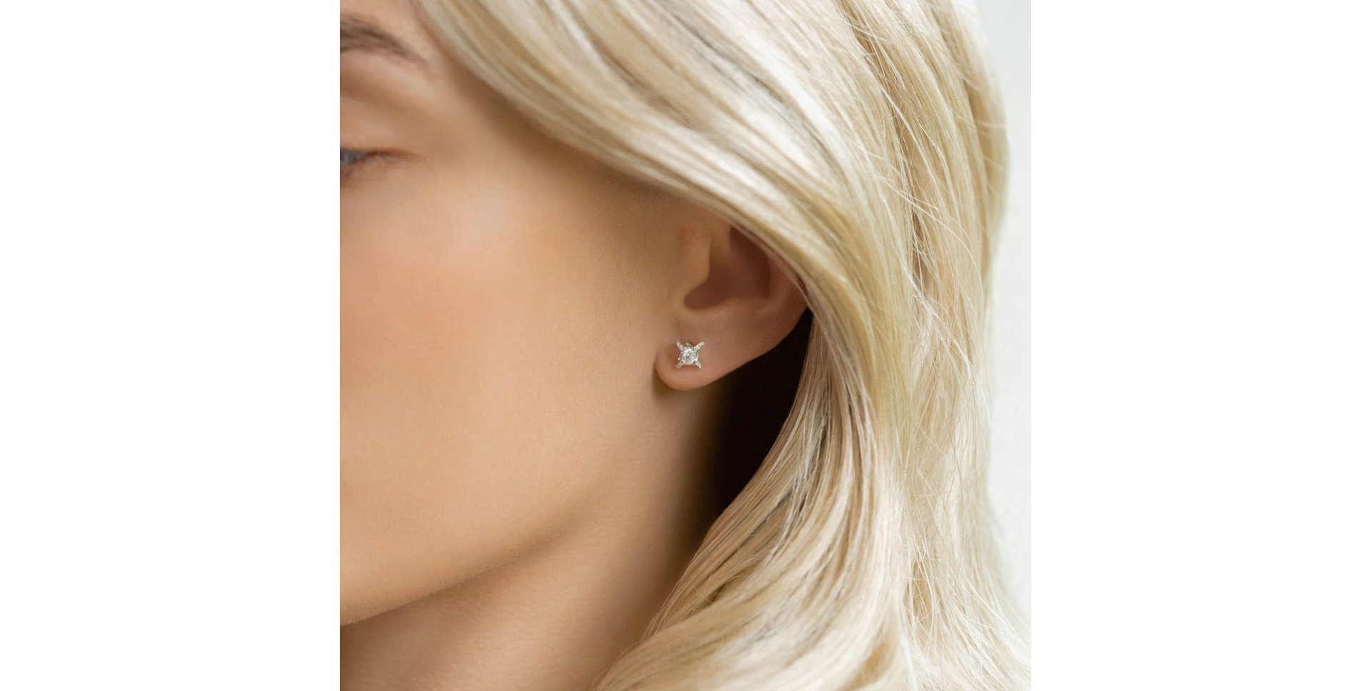 Náušnice s diamanty Shadow of the Moon