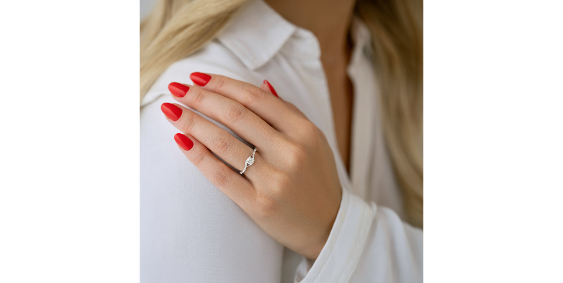 Prsten s diamanty Romanette