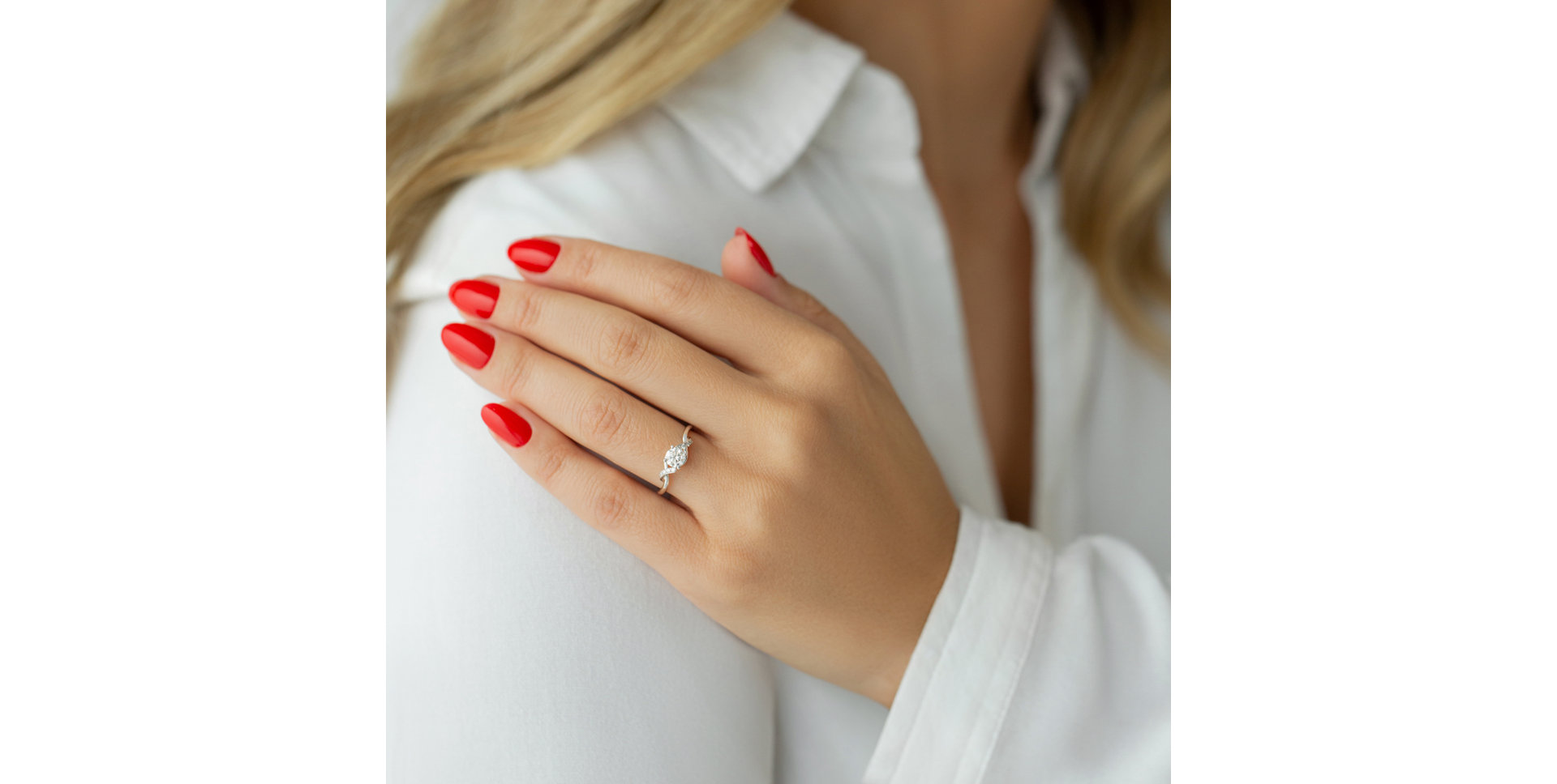 Prsten s diamanty Samanthée