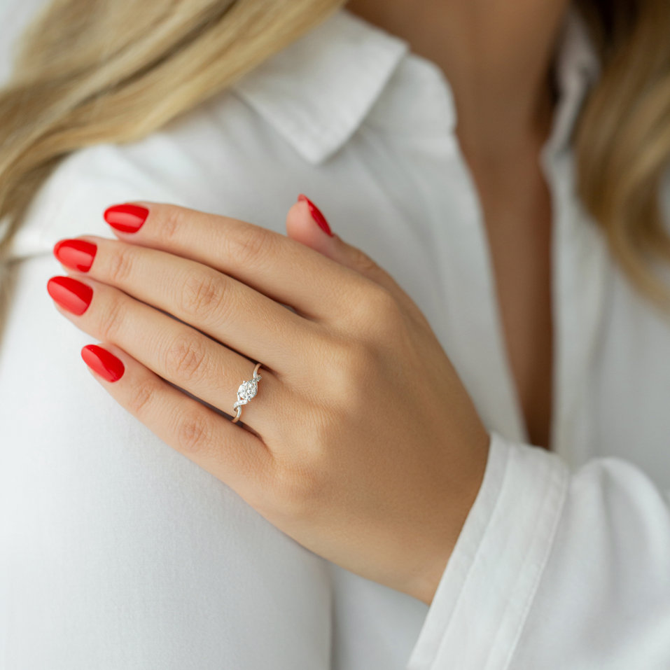 Prsten s diamanty Samanthée