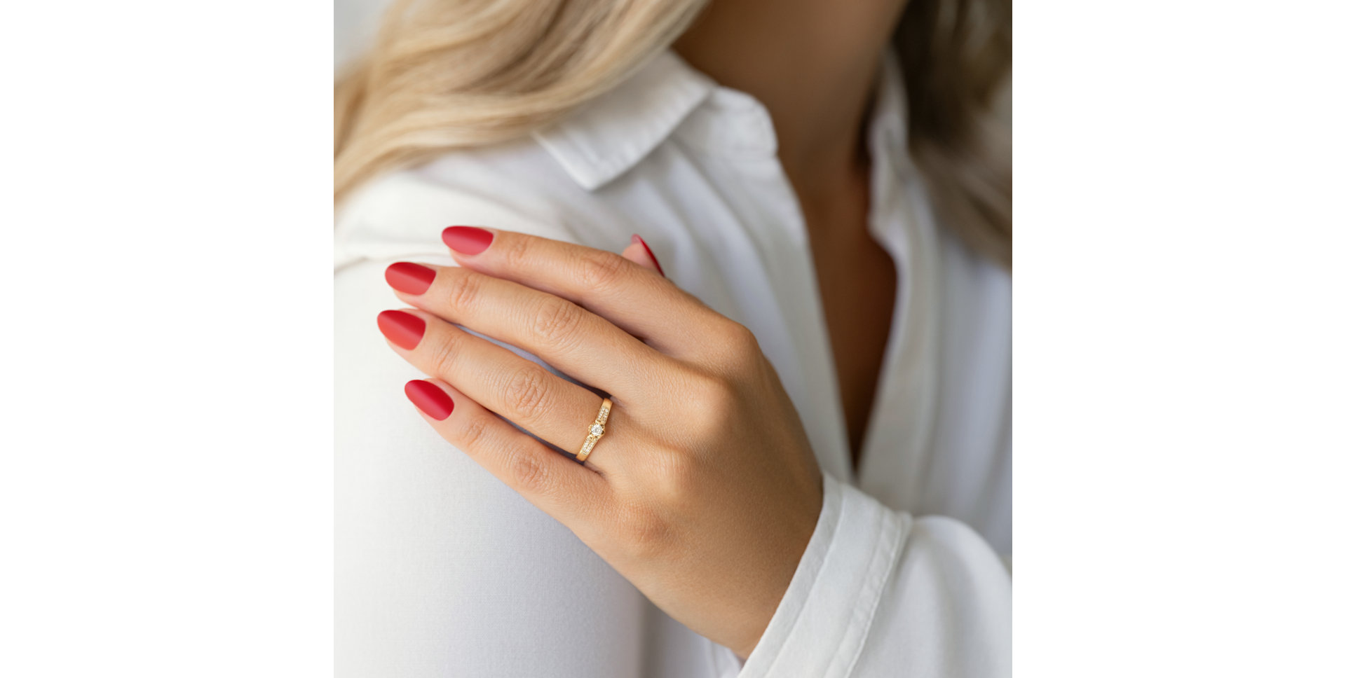 Prsten s diamanty Moon Mosaic