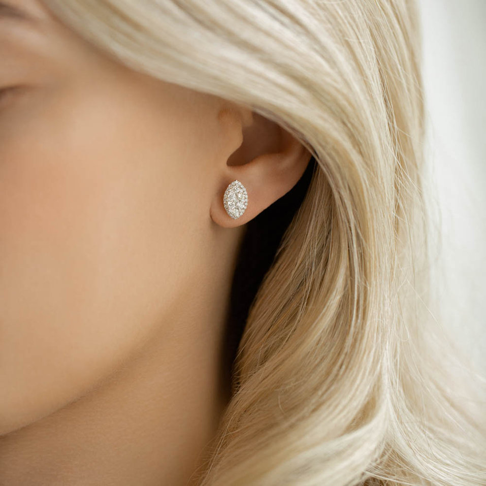 Náušnice s diamanty Graceful