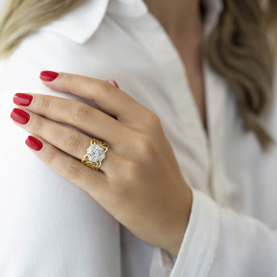 Prsten s diamanty Poetic Garden