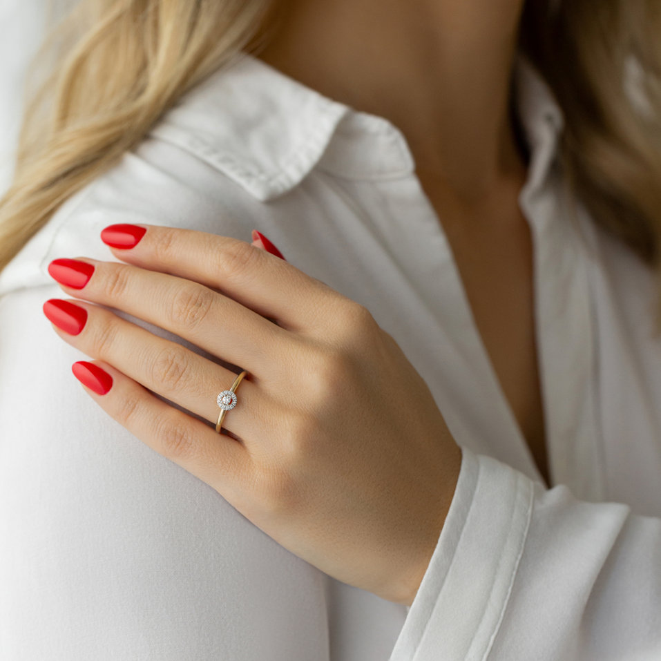 Prsten s diamanty Vinciane