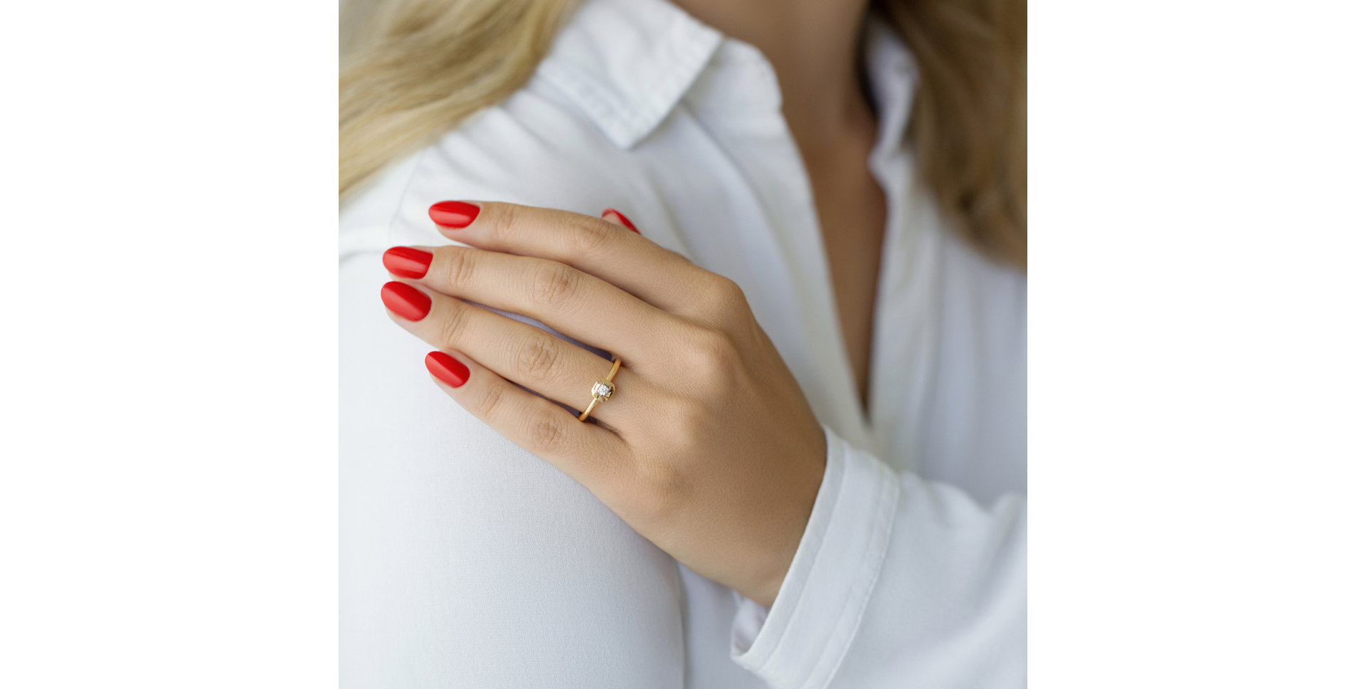 Prsten s diamantem Lucy