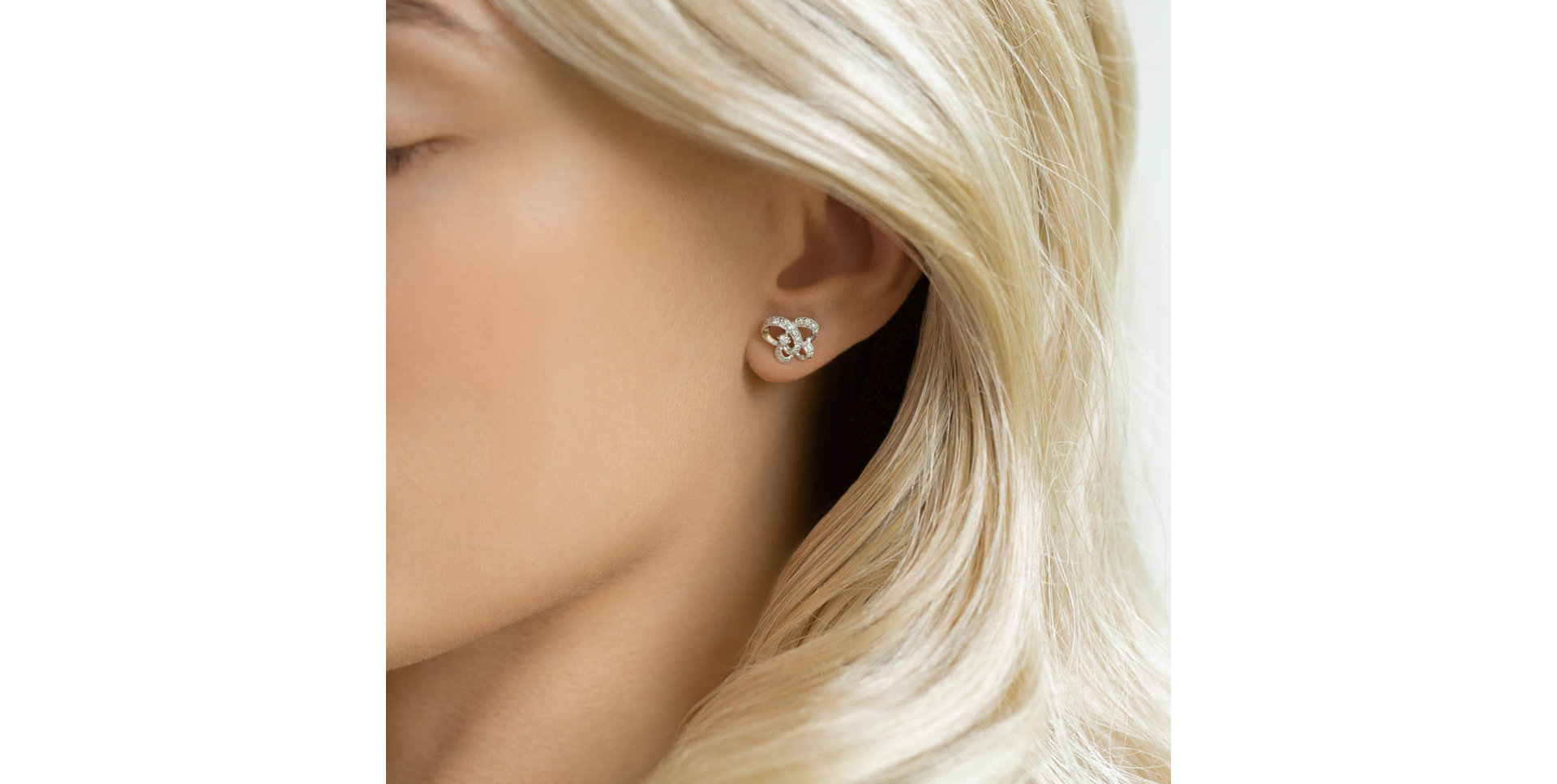 Náušnice s diamanty Happy Butterflies