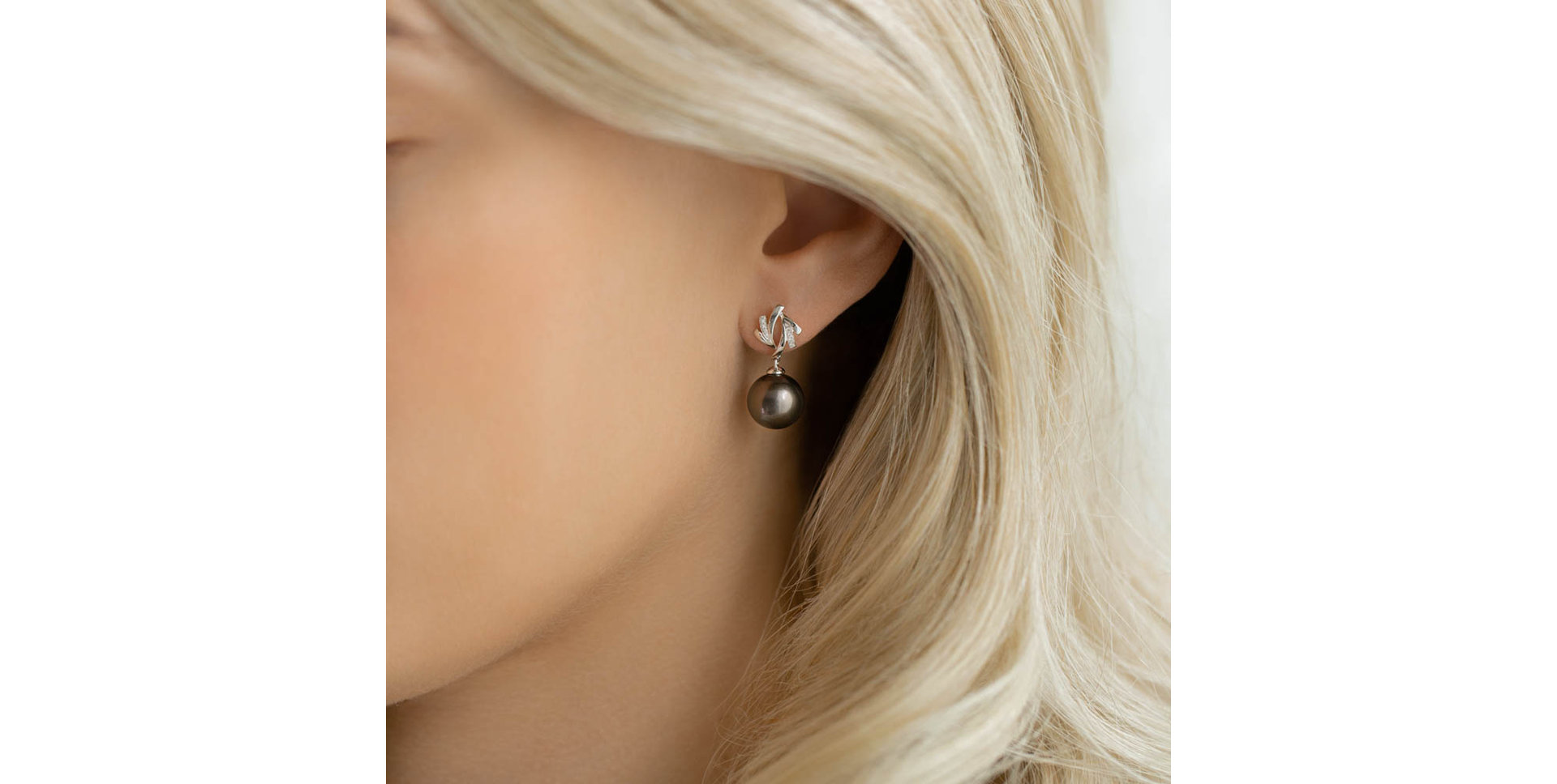 Náušnice s perlou a diamanty Belpherog