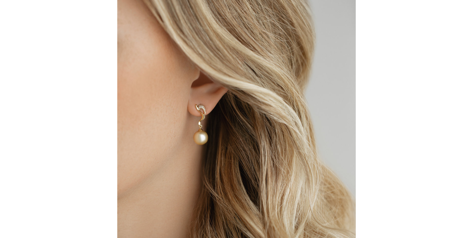 Náušnice s perlou a diamanty Jafet Sin