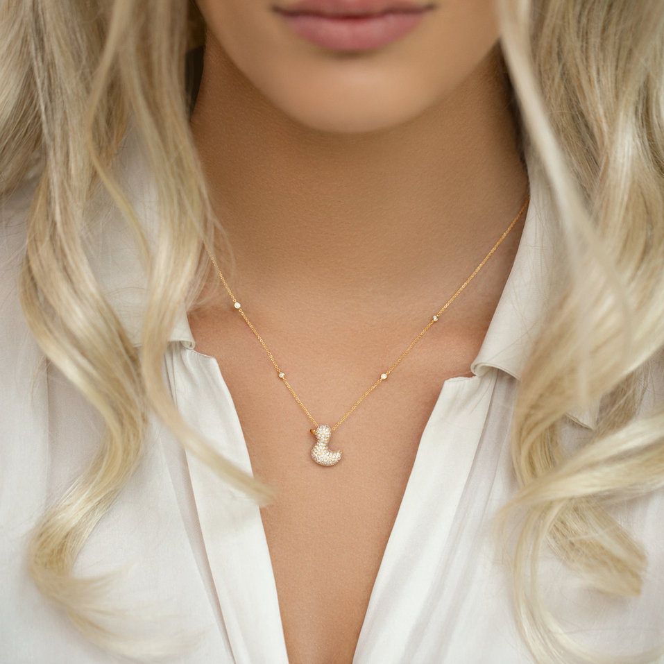 Náhrdelník s diamanty Cindie