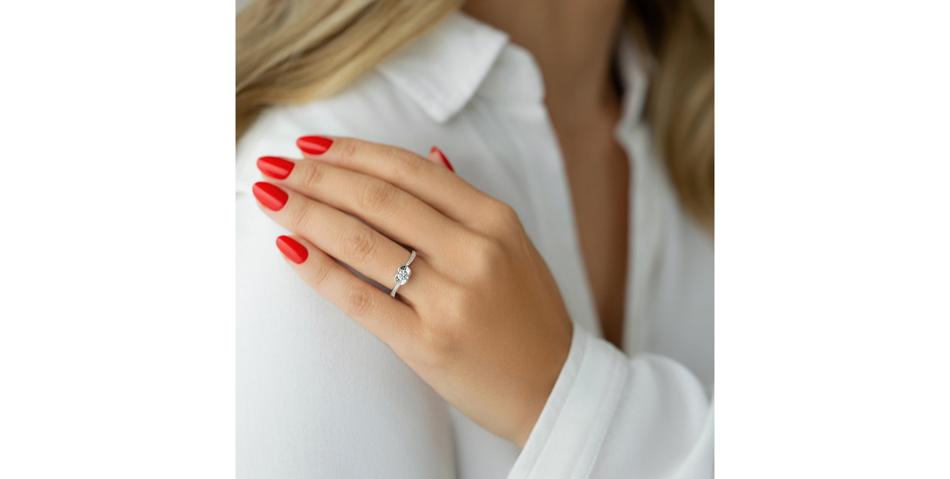 Prsten s diamanty Midnight Madame