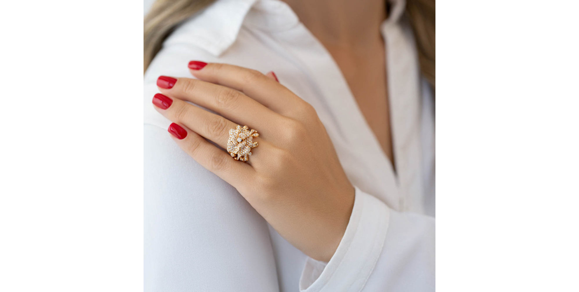 Prsten s diamanty Eminence of Jasmine