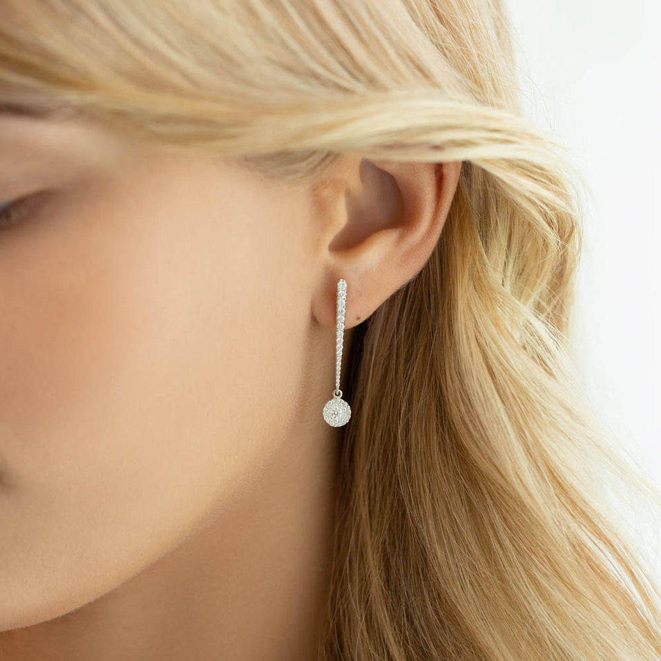 Náušnice s diamanty Humphrey