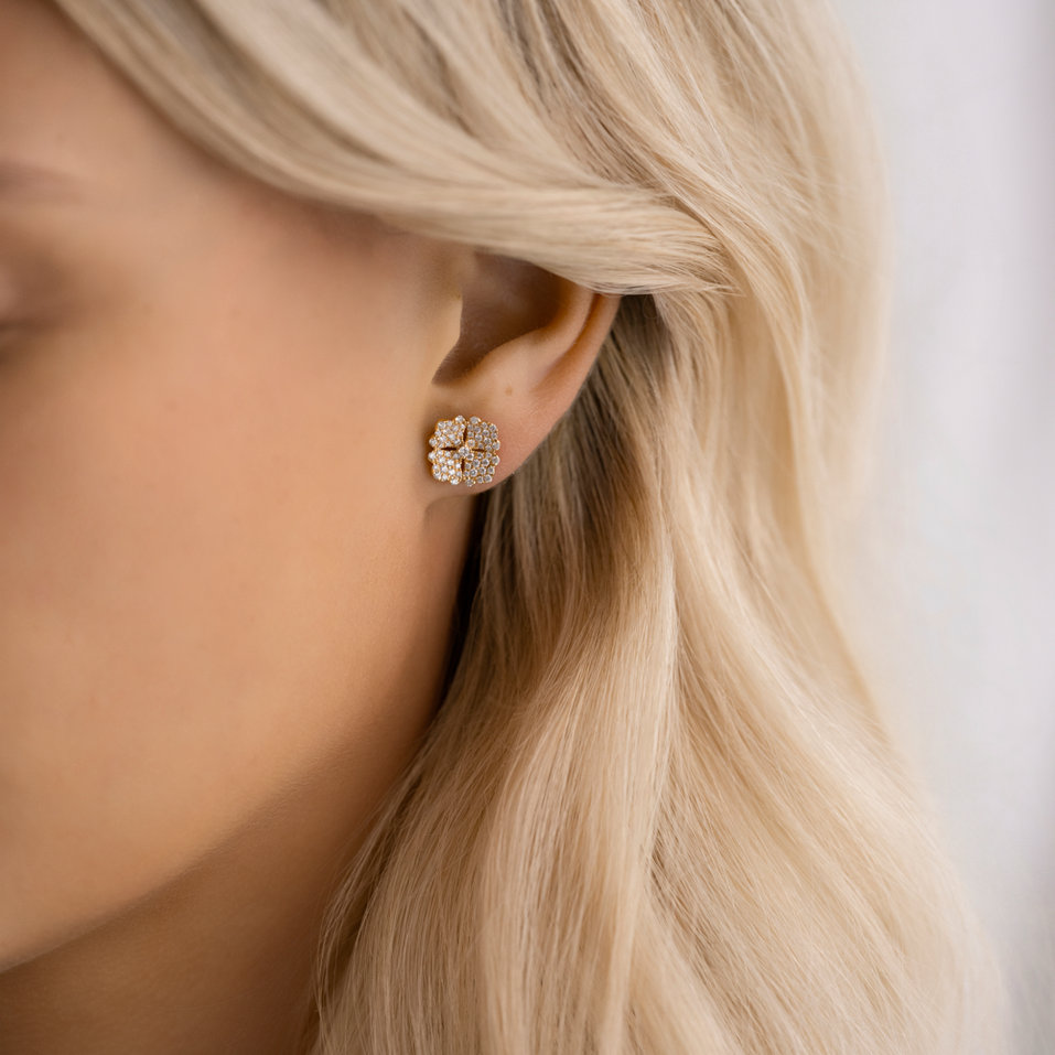 Náušnice s diamanty Leonora
