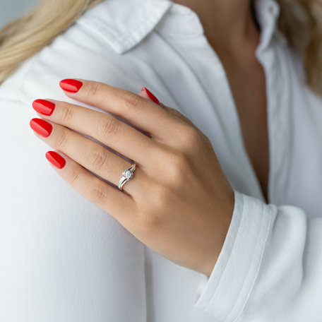 Prsten s diamanty Wave of Luxury