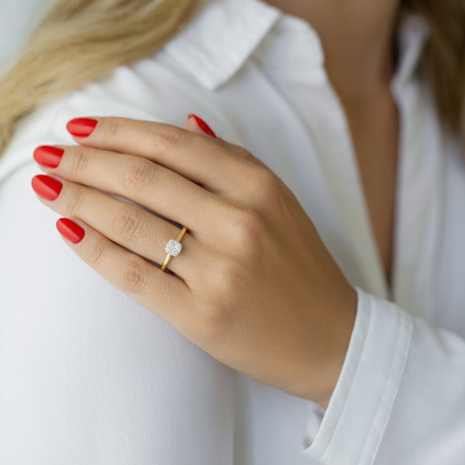 Prsten s diamanty Henriette