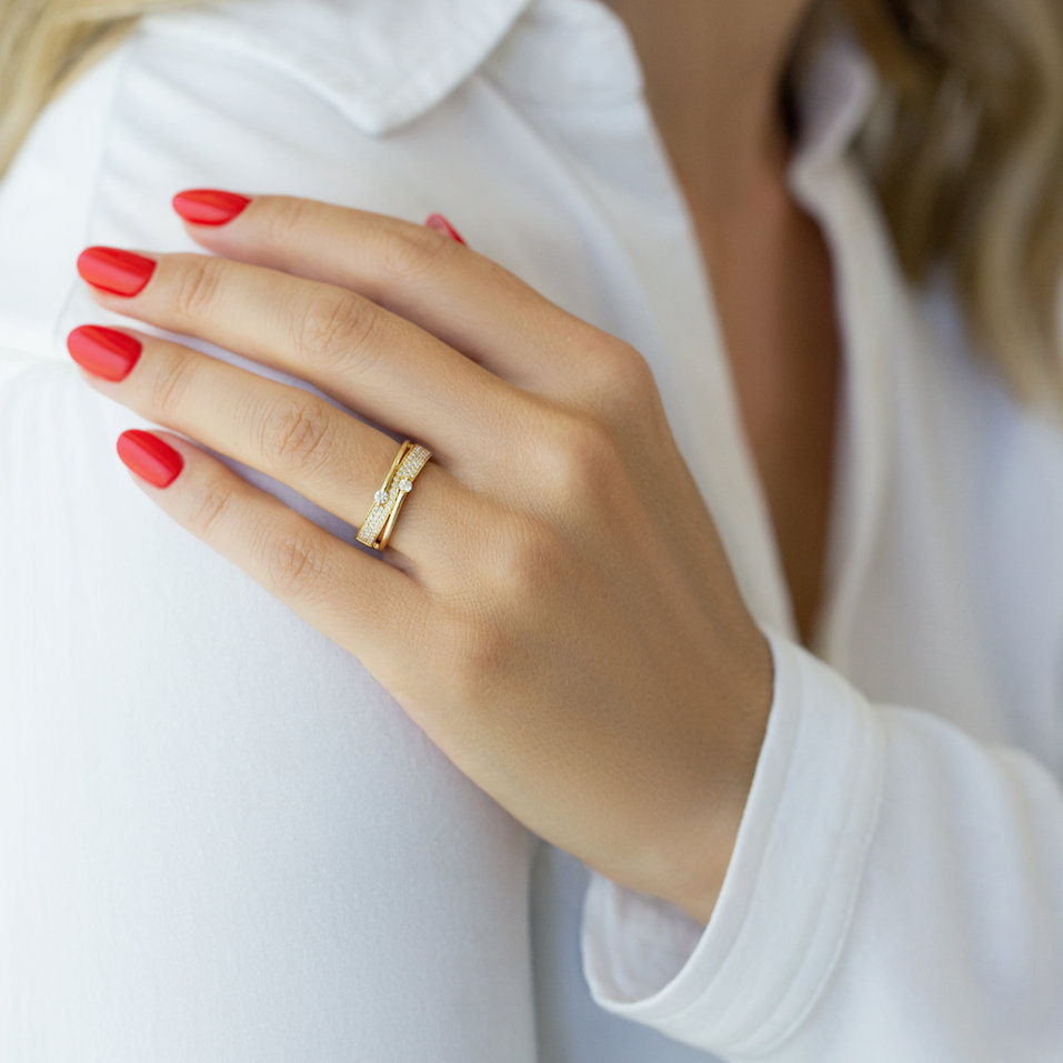 Prsten s diamanty Amazing Symphony