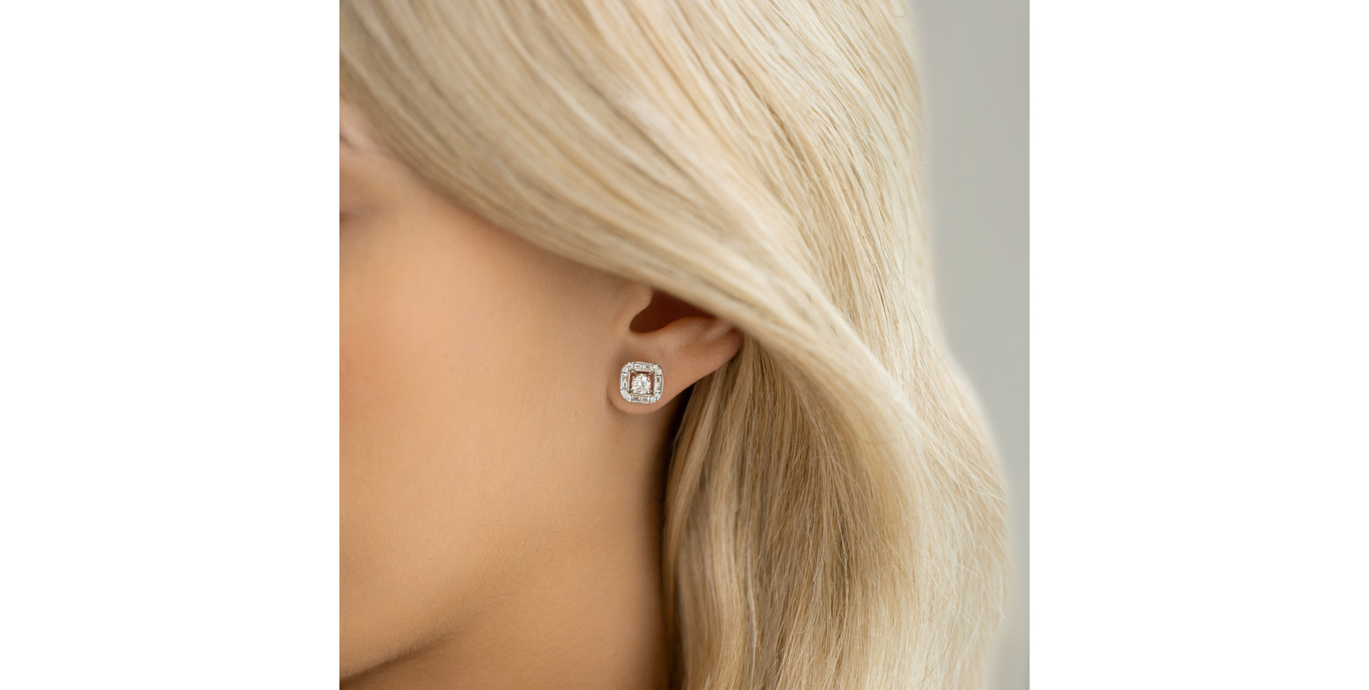 Náušnice s diamanty Clement