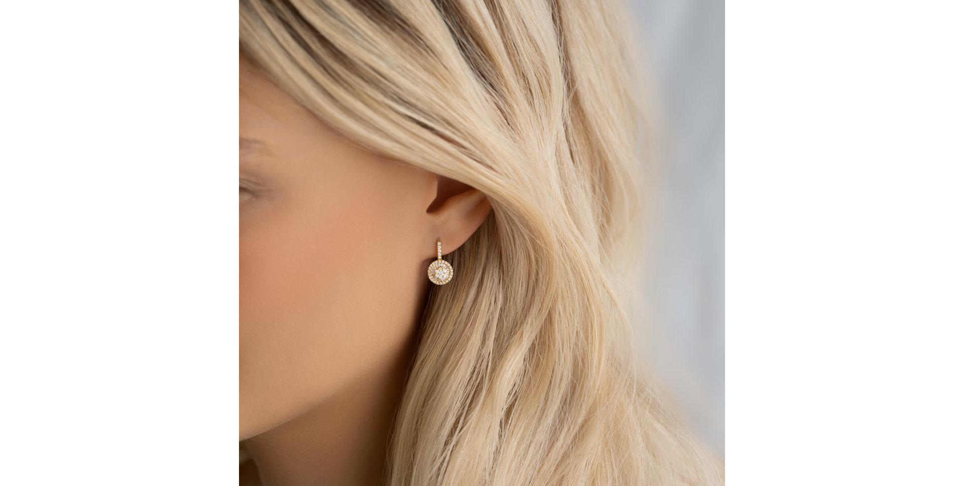 Náušnice s diamanty Sunlight