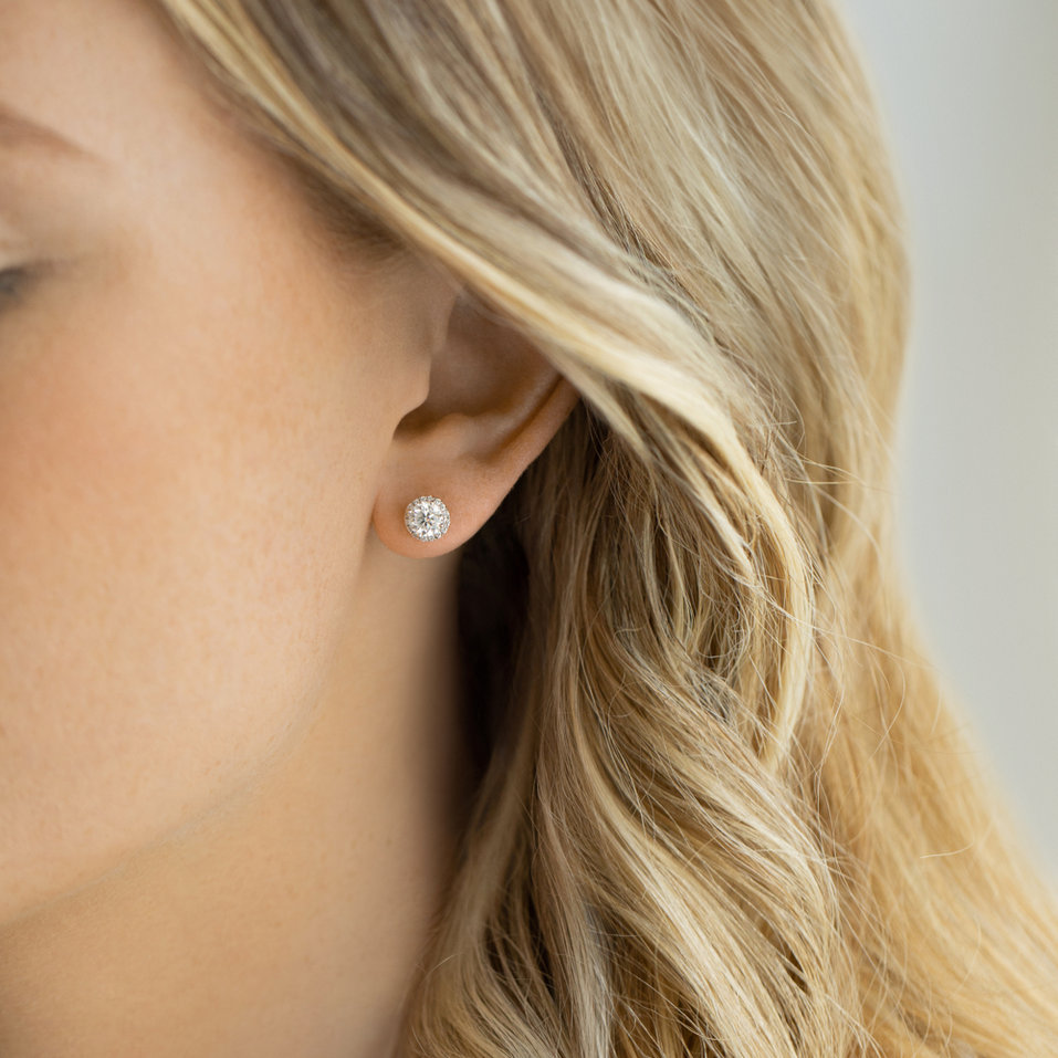 Náušnice s diamanty Donalle