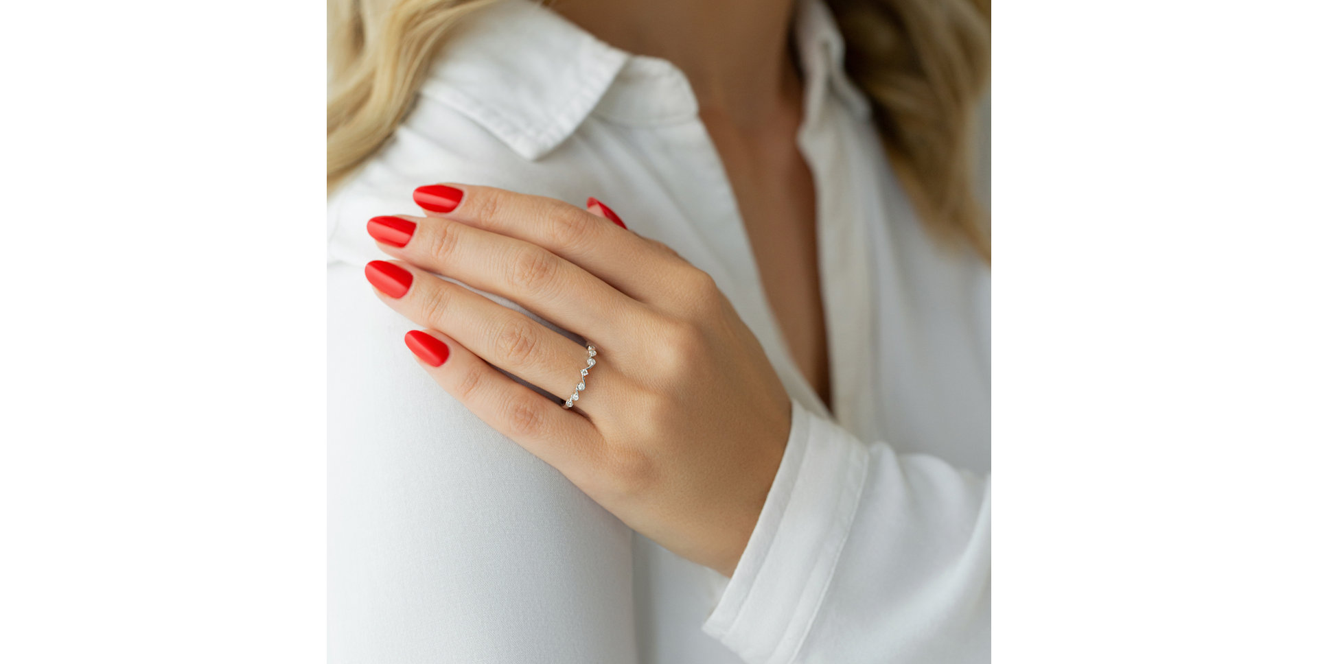 Prsten s diamanty Charlotte