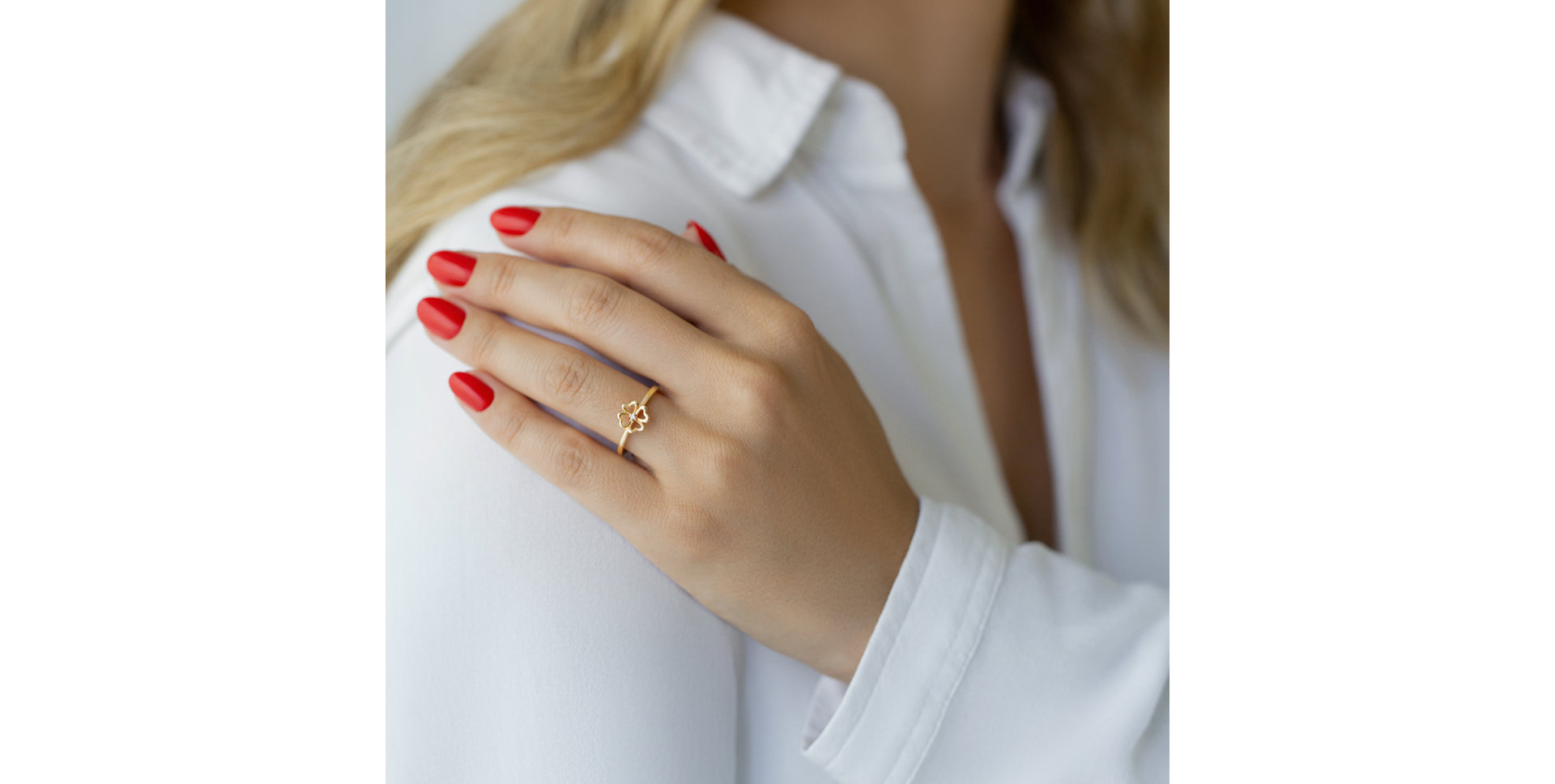 Prsten s diamantem Divine Luck