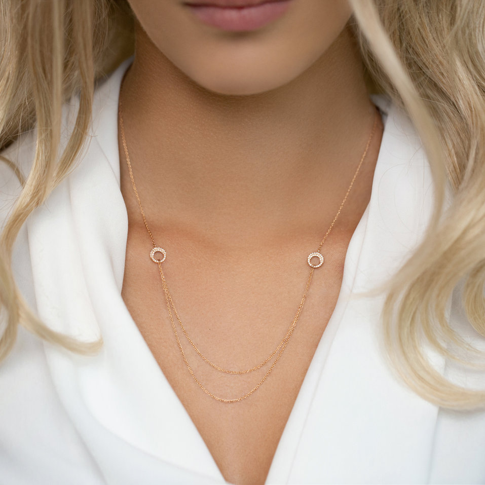 Náhrdelník s diamanty Myra