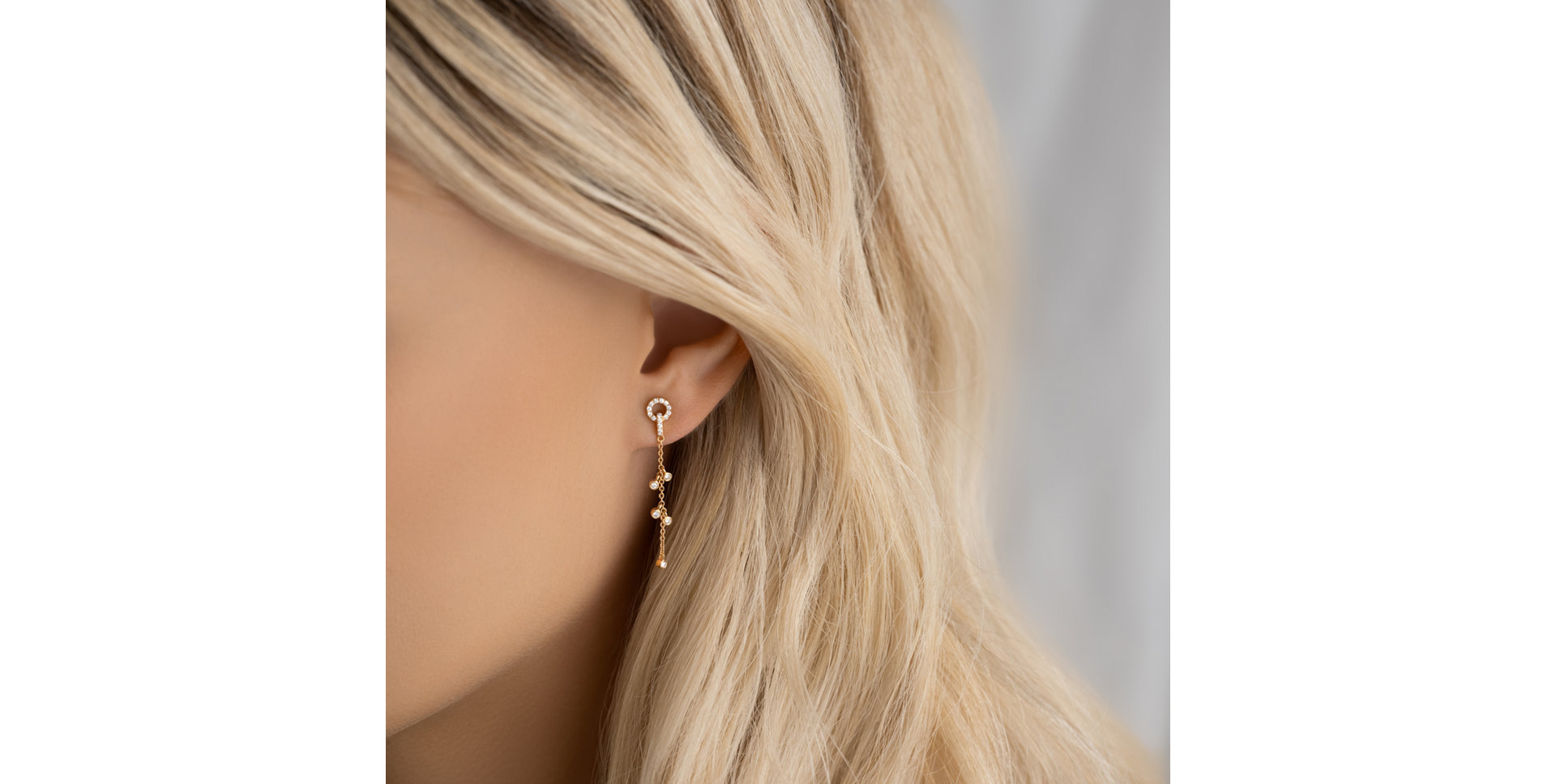 Náušnice s diamanty Meinrad