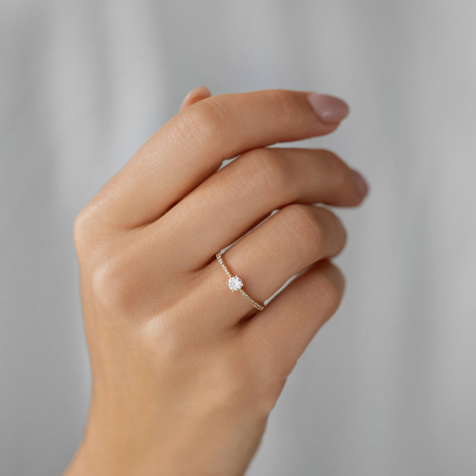 Prsten s diamanty Glittery Love