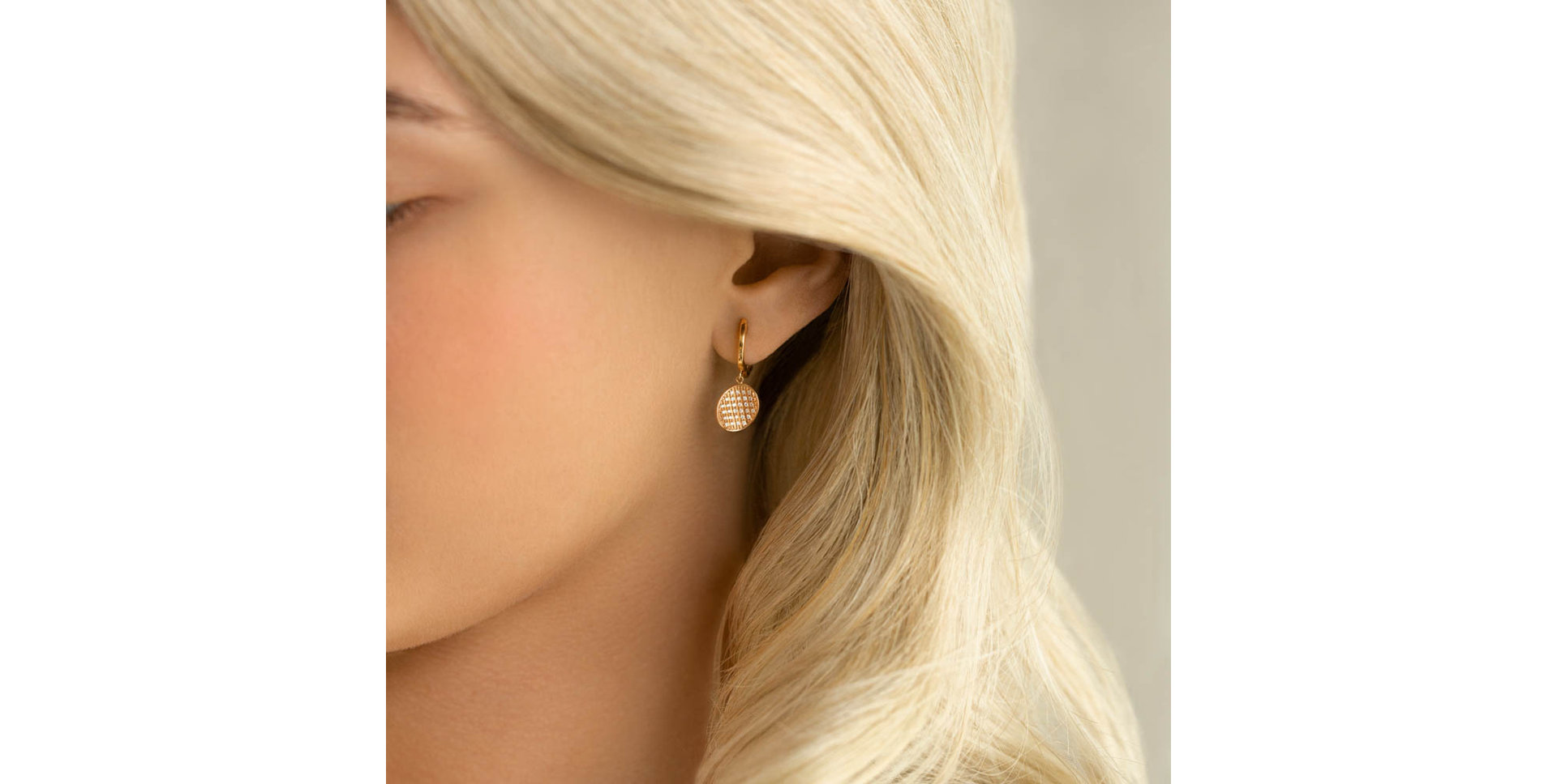 Náušnice s diamanty Moon Magician