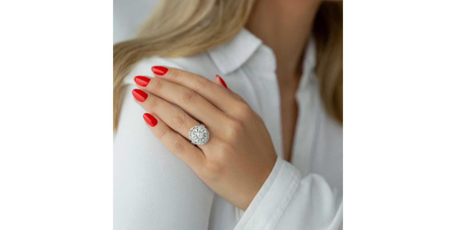 Prsten s diamanty Juditha