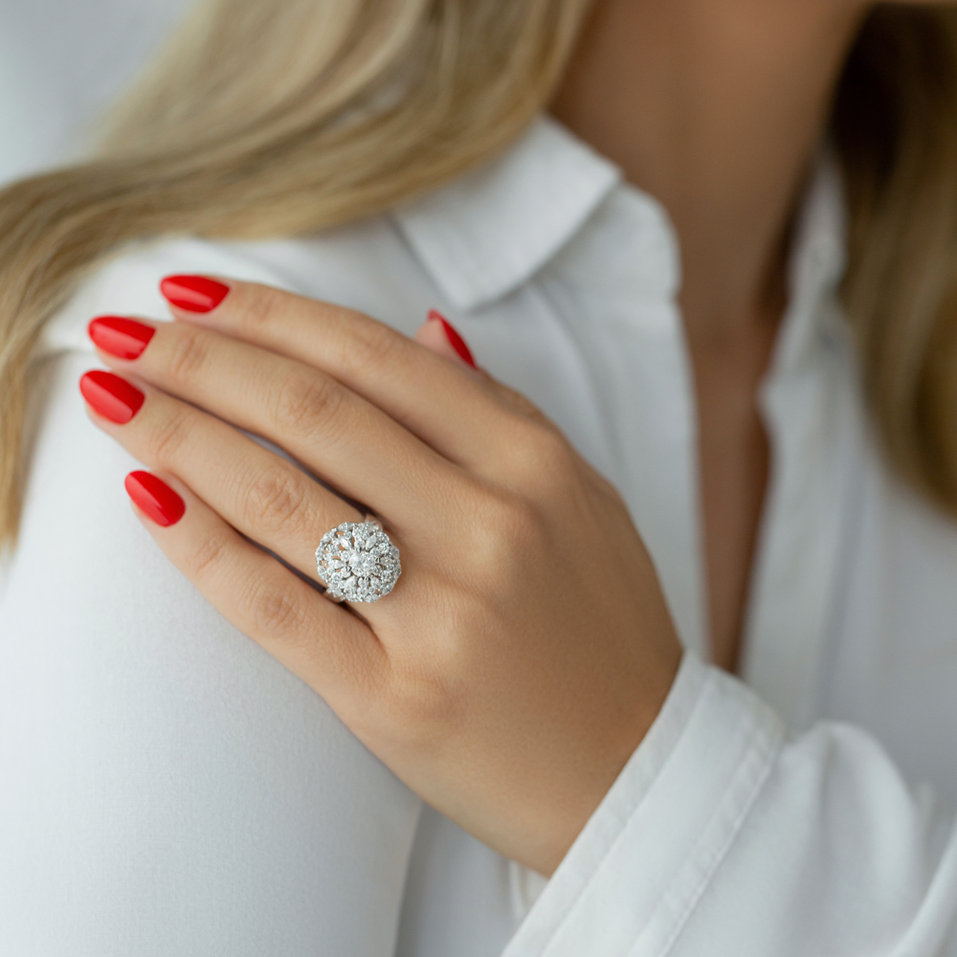 Prsten s diamanty Juditha