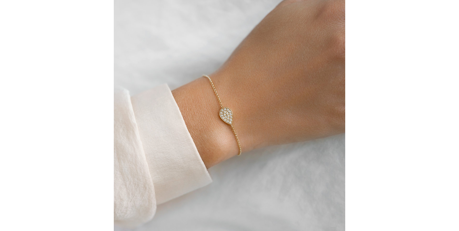 Náramek s diamanty Shiny Skyline