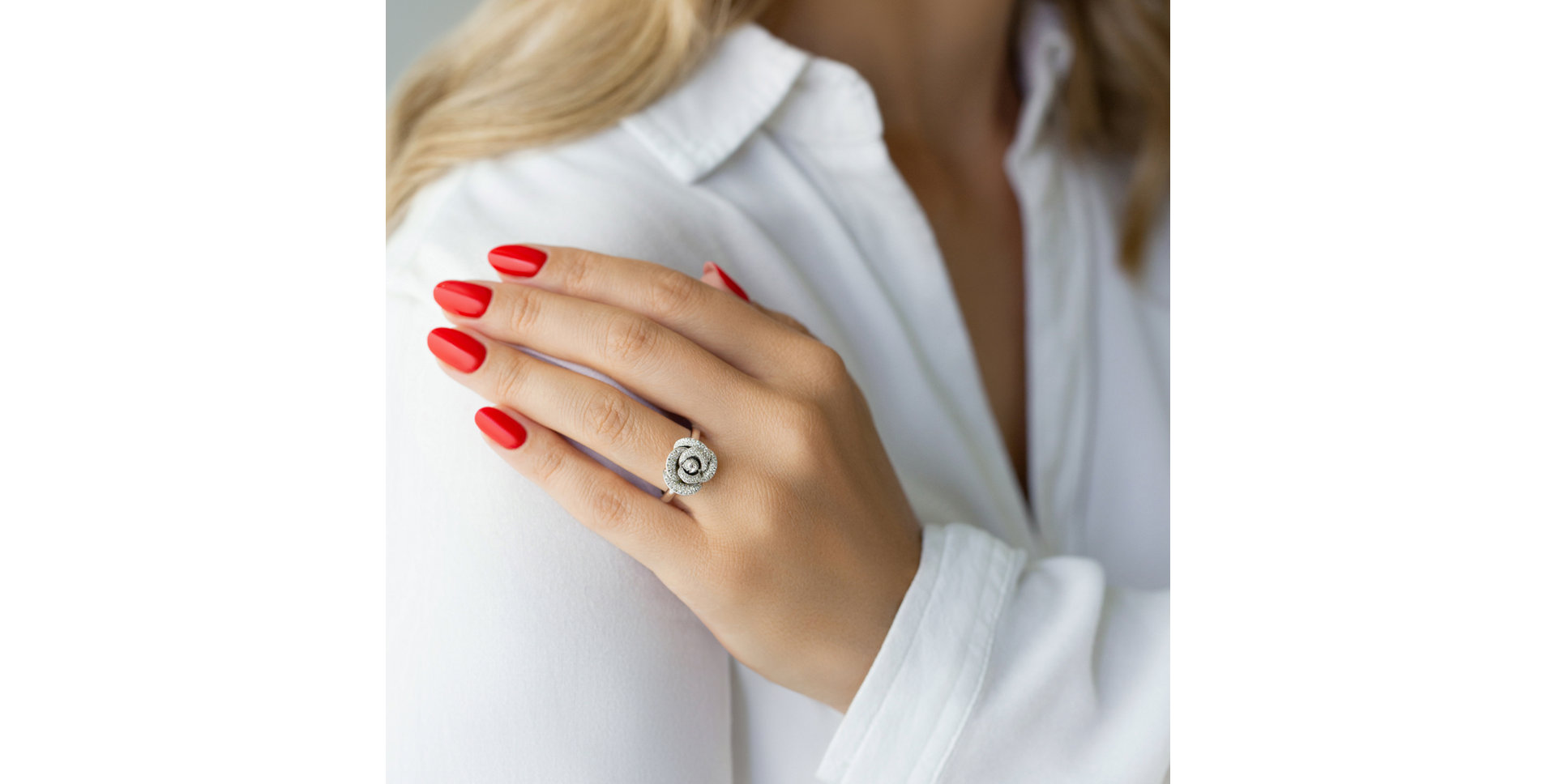 Prsten s diamanty Rosemary