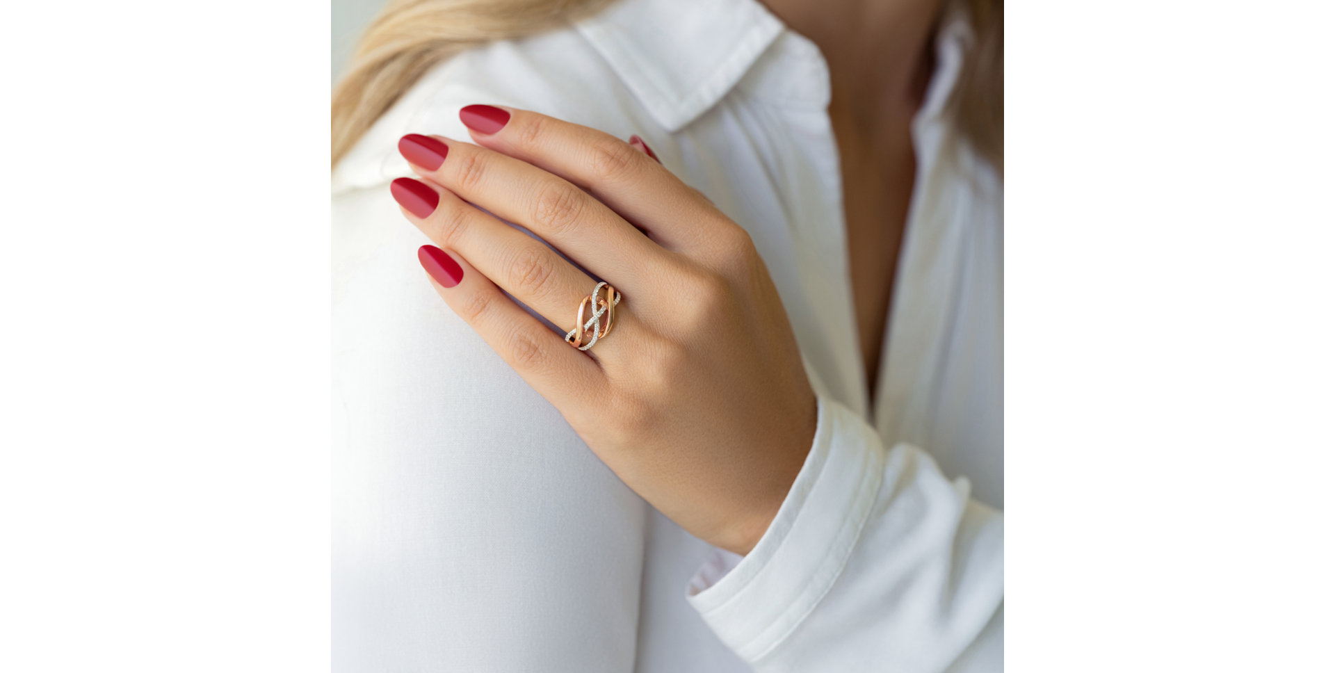 Prsten s diamanty Adelide