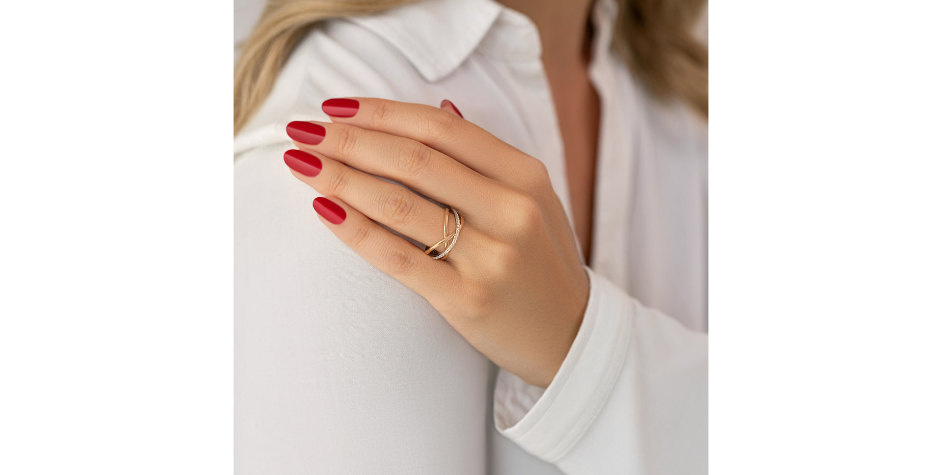 Prsten s diamanty Ericca