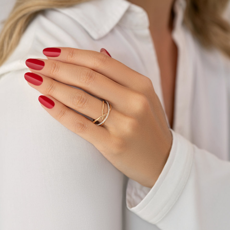 Prsten s diamanty Ericca