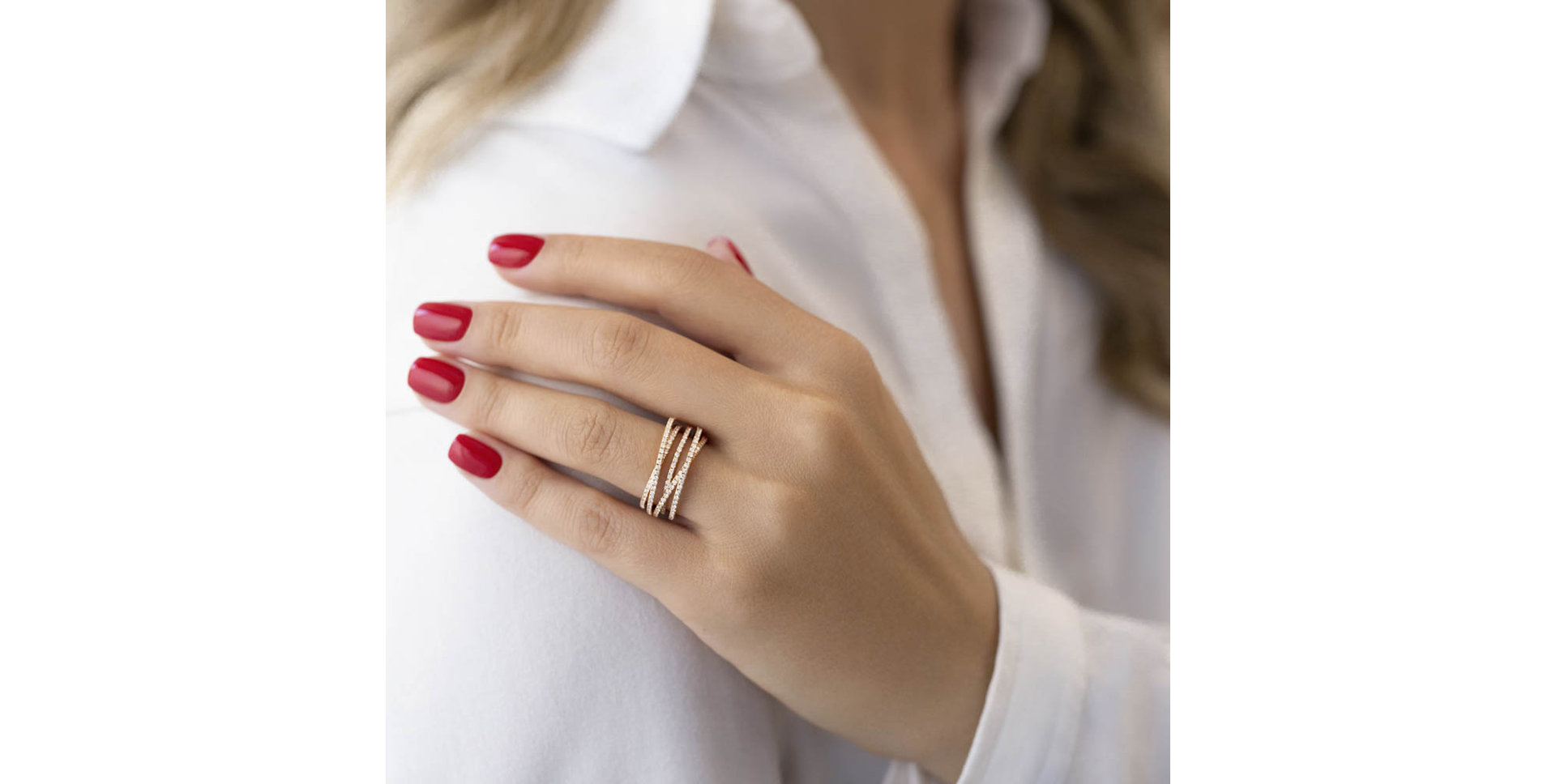 Prsten s diamanty Constantina