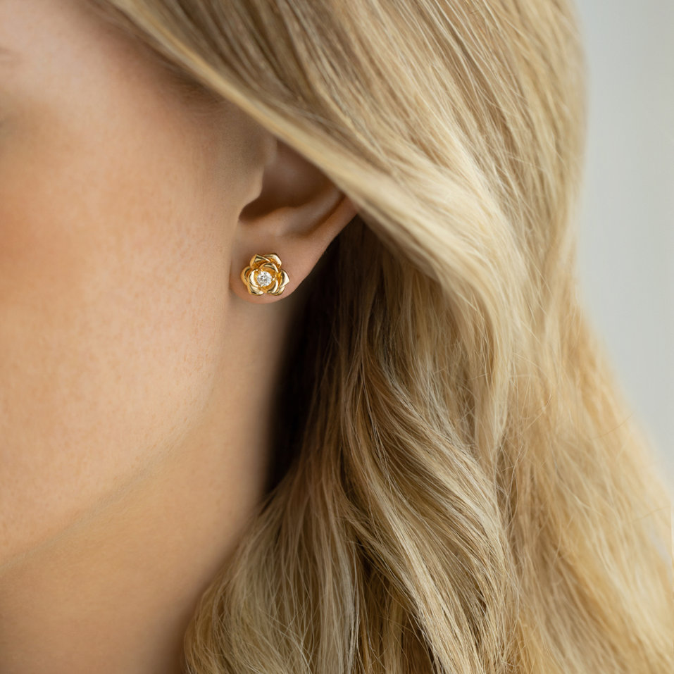 Náušnice s diamantem Lorraine