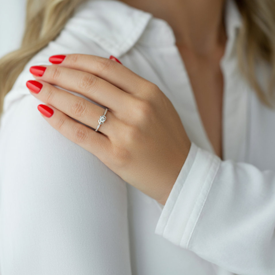 Prsten s diamanty Nathan Luck