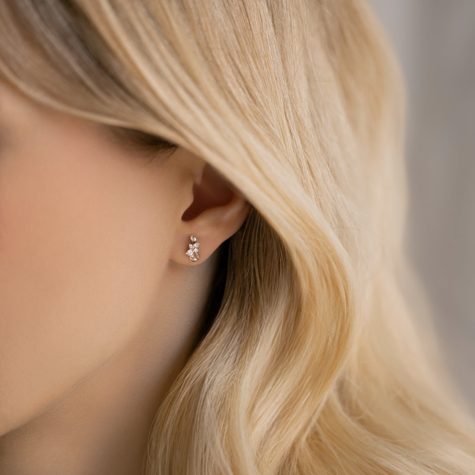 Náušnice s diamanty Aissa