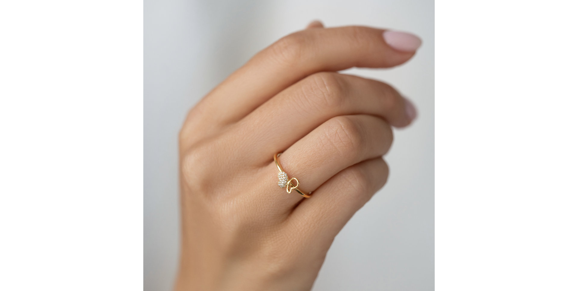 Prsten s diamanty Butterfly