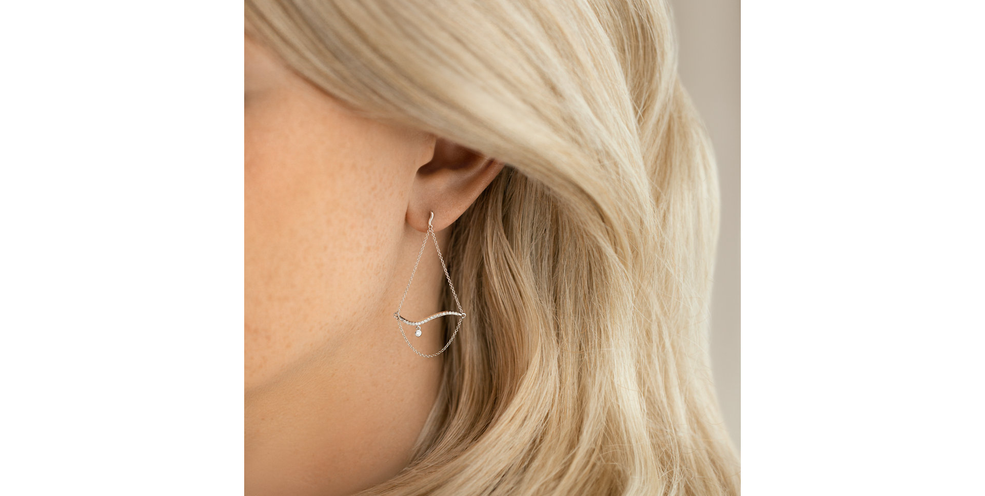 Náušnice s diamanty Oriental Princess