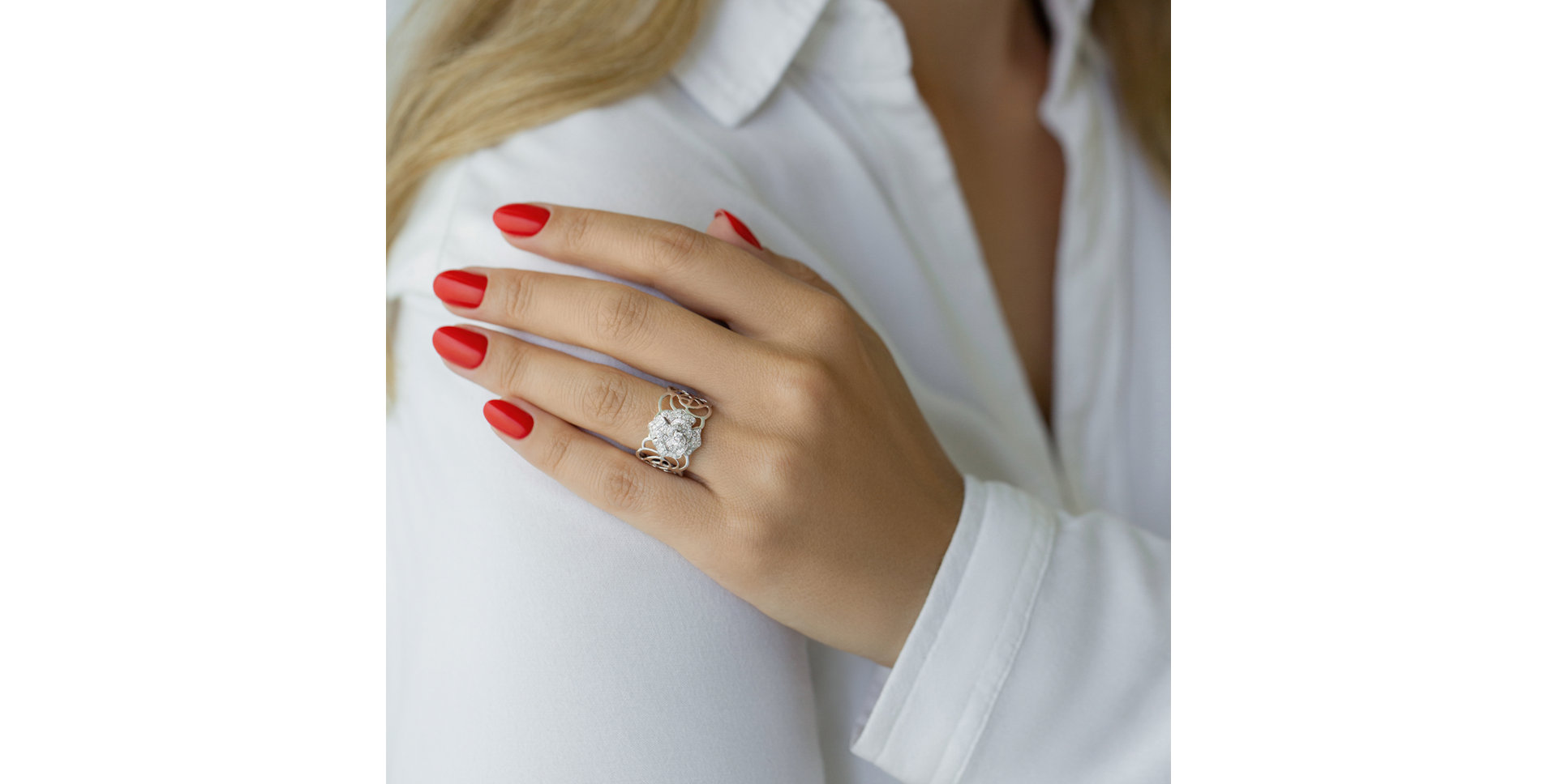 Prsten s diamanty Royal Garden