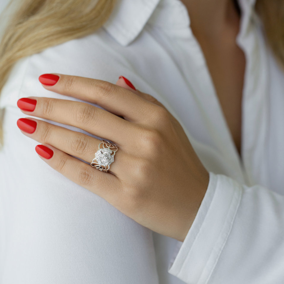 Prsten s diamanty Royal Garden